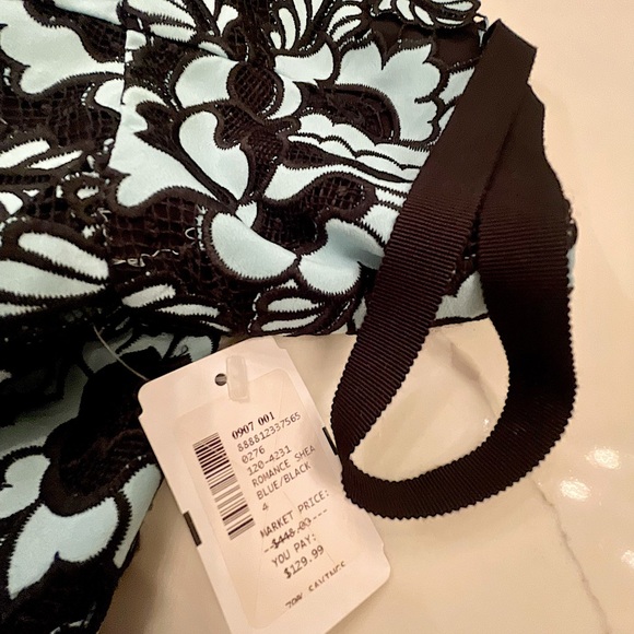 🆕 NANETTE LEPORE Romantic Lace Sheath Dress NWT SIZE 4 - Picture 14 of 15